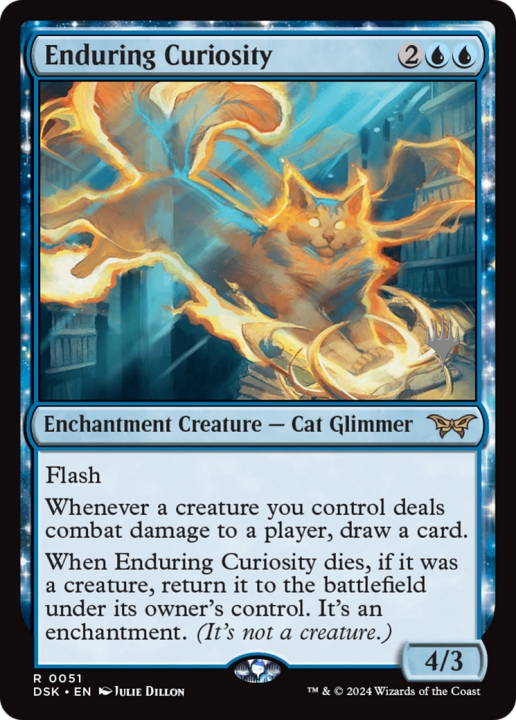 Enduring Curiosity in the group Magic the Gathering / Types / Colors / Blue at Proxyprinters.com (101004)