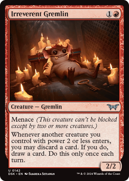 Irreverent Gremlin in the group Magic the Gathering / Types / Colors / Red at Proxyprinters.com (101005)