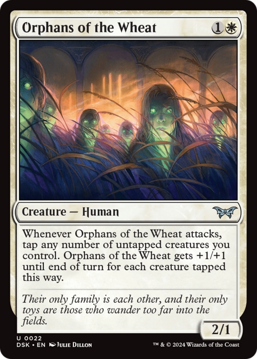 Orphans of the Wheat in the group Magic the Gathering / Sets / Duskmourn: House of Horror at Proxyprinters.com (101010)