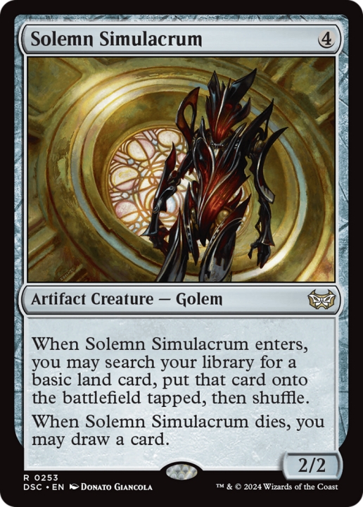 Solemn Simulacrum in the group Magic the Gathering / Types / Colors / Colorless at Proxyprinters.com (101017)