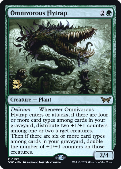 Omnivorous Flytrap in the group Magic the Gathering / Sets / Duskmourn: House of Horror Promos at Proxyprinters.com (101052)