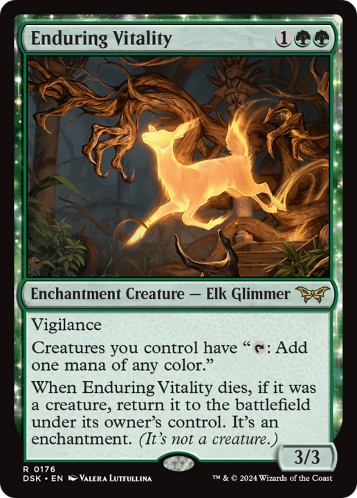 Enduring Vitality in the group Magic the Gathering / Types / Colors / Green at Proxyprinters.com (101054)