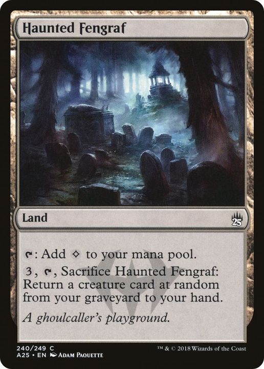 Haunted Fengraf in the group Magic the Gathering / Types / Colors / Colorless at Proxyprinters.com (10106)