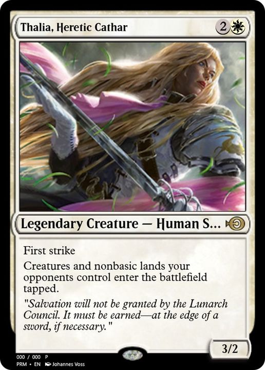 Thalia, Heretic Cathar in the group Magic the Gathering / Types / Creatures / Human at Proxyprinters.com (10107)