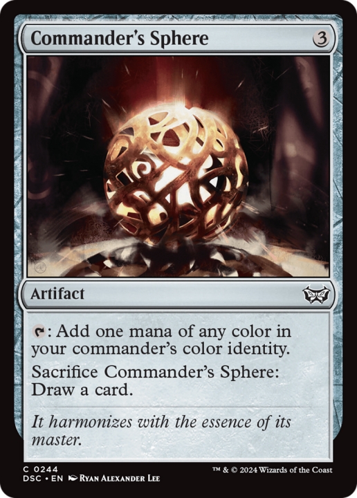 Commander's Sphere in the group Magic the Gathering / Types / Artifacts / Artifact at Proxyprinters.com (101083)