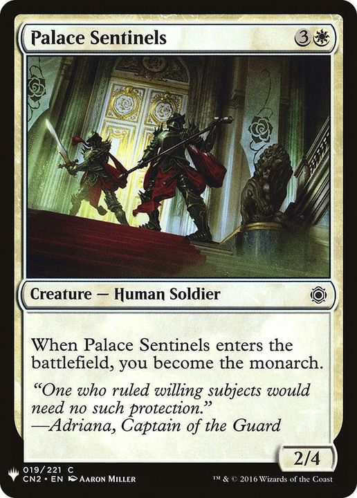 Palace Sentinels in the group Magic the Gathering / Types / Creatures / Human at Proxyprinters.com (10109)