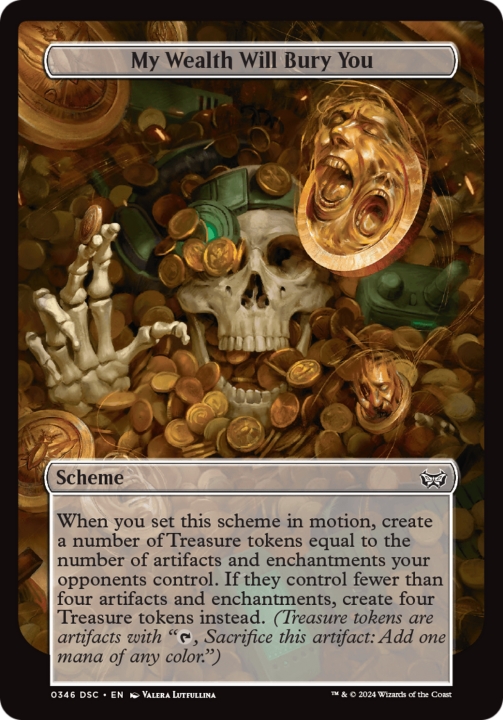 My Wealth Will Bury You in the group Magic the Gathering / Sets / Duskmourn: House of Horror Commander at Proxyprinters.com (101094)