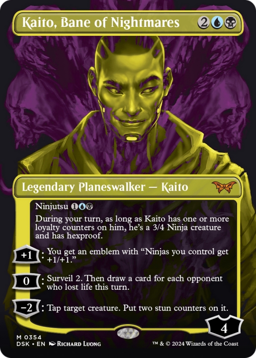 Kaito, Bane of Nightmares in the group Magic the Gathering / Sets / Duskmourn: House of Horror at Proxyprinters.com (101098)