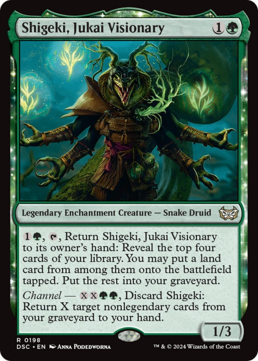 Shigeki, Jukai Visionary in the group Magic the Gathering / Types / Enchantment / Legendary Enchantment at Proxyprinters.com (101102)