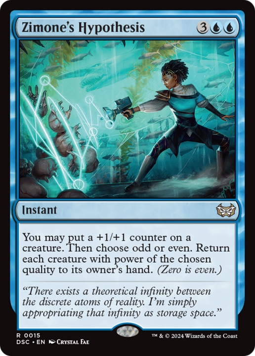 Zimone's Hypothesis in the group Magic the Gathering / Types / Colors / Blue at Proxyprinters.com (101123)