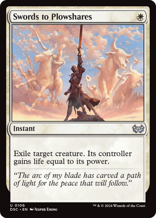 Swords to Plowshares in the group Magic the Gathering / Types / Colors / White at Proxyprinters.com (101134)