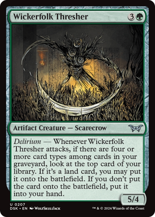 Wickerfolk Thresher in the group Magic the Gathering / Types / Colors / Green at Proxyprinters.com (101147)