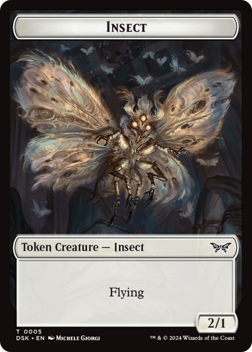 Insect in the group Magic the Gathering / Sets / Duskmourn: House of Horror Tokens at Proxyprinters.com (101161)