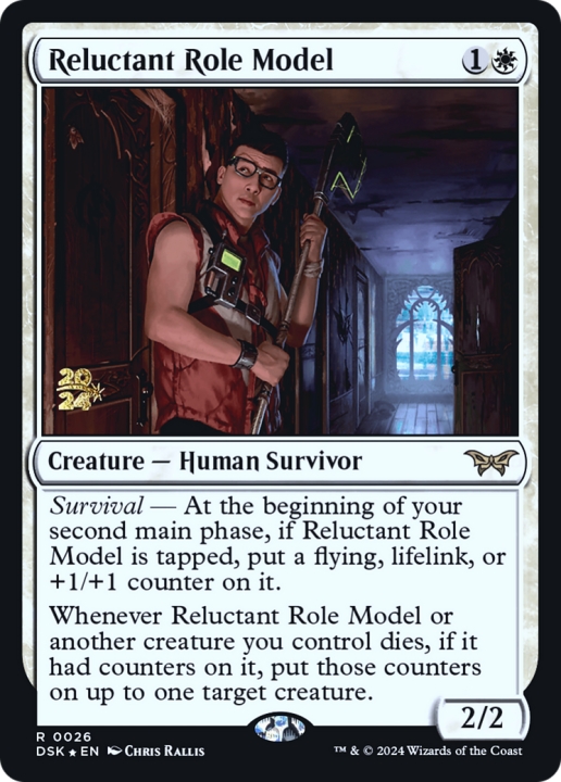 Reluctant Role Model in the group Magic the Gathering / Types / Colors / White at Proxyprinters.com (101171)