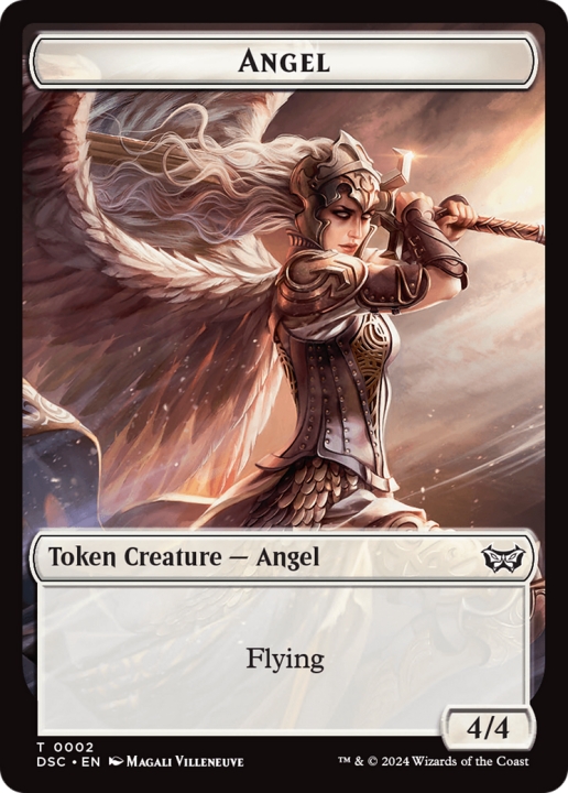 Angel in the group Magic the Gathering / Sets / Duskmourn Commander Tokens at Proxyprinters.com (101175)