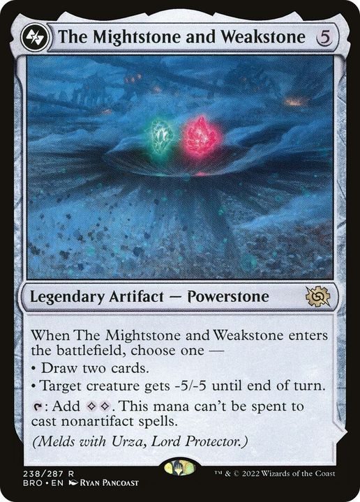 The Mightstone and Weakstone in the group Magic the Gathering / Types / Colors / Colorless at Proxyprinters.com (1012)