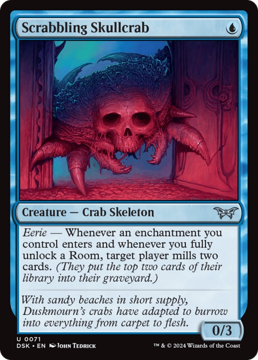 Scrabbling Skullcrab in the group Magic the Gathering / Sets / Duskmourn: House of Horror at Proxyprinters.com (101212)