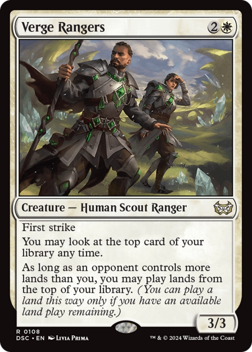 Verge Rangers in the group Magic the Gathering / Sets / Duskmourn: House of Horror Commander at Proxyprinters.com (101229)