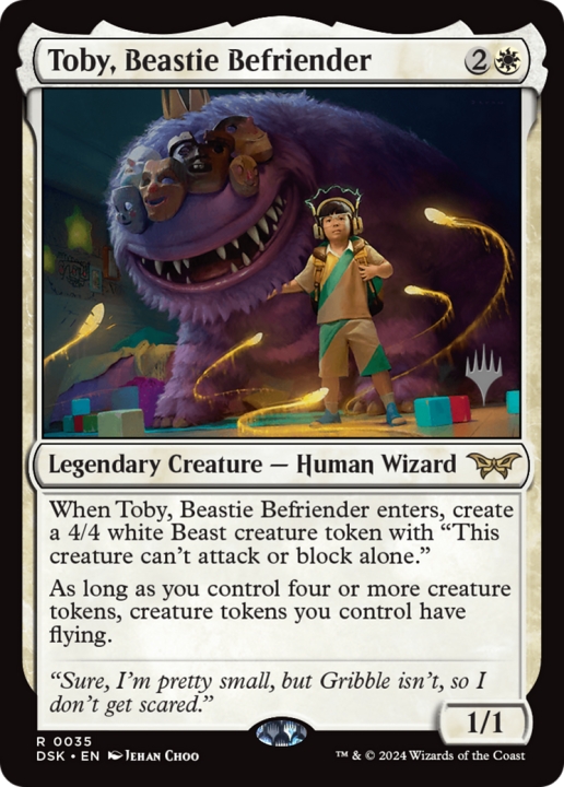 Toby, Beastie Befriender in the group Magic the Gathering / Sets / Duskmourn: House of Horror Promos at Proxyprinters.com (101246)