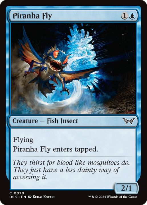 Piranha Fly in the group Magic the Gathering / Types / Colors / Blue at Proxyprinters.com (101265)