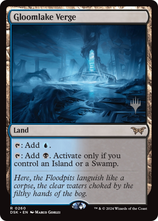 Gloomlake Verge in the group Magic the Gathering / Sets / Duskmourn: House of Horror Promos at Proxyprinters.com (101288)