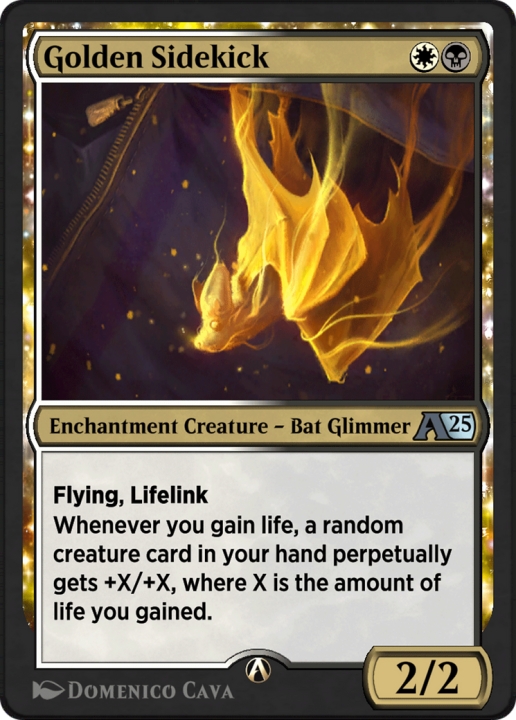 Golden Sidekick in the group Magic the Gathering / Types / Enchantment / Enchantment Creature at Proxyprinters.com (101291)