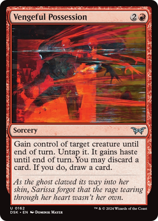 Vengeful Possession in the group Magic the Gathering / Types / Colors / Red at Proxyprinters.com (101301)