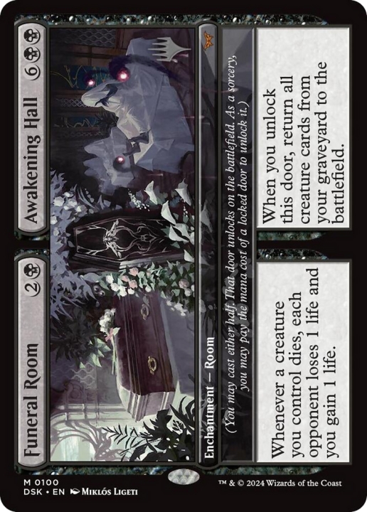 Funeral Room // Awakening Hall in the group Magic the Gathering / Types / Colors / Black at Proxyprinters.com (101326)