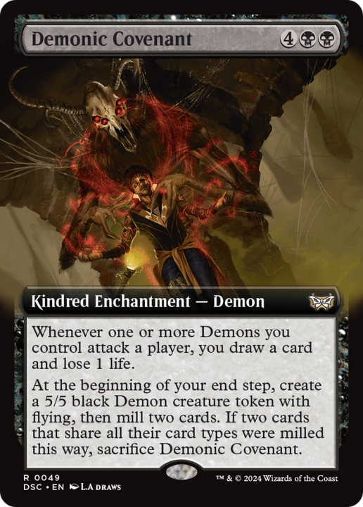 Demonic Covenant in the group Magic the Gathering / Types / Colors / Black at Proxyprinters.com (101333)