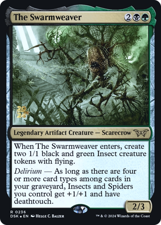 The Swarmweaver in the group Magic the Gathering / Sets / Duskmourn: House of Horror Promos at Proxyprinters.com (101336)