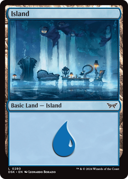 Island in the group Magic the Gathering / Sets / Duskmourn: House of Horror at Proxyprinters.com (101343)