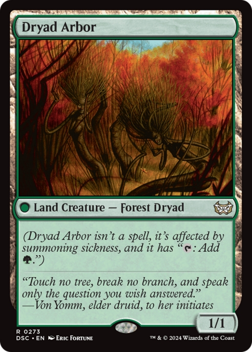 Dryad Arbor in the group Magic the Gathering / Sets / Duskmourn: House of Horror Commander at Proxyprinters.com (101350)