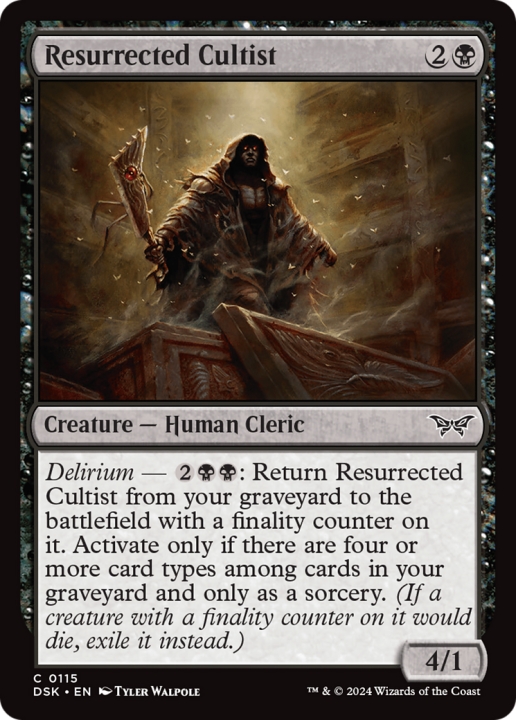 Resurrected Cultist in the group Advanced search at Proxyprinters.com (101351)