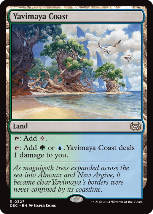 Yavimaya Coast in the group Magic the Gathering / Sets / Duskmourn: House of Horror Commander at Proxyprinters.com (101352)