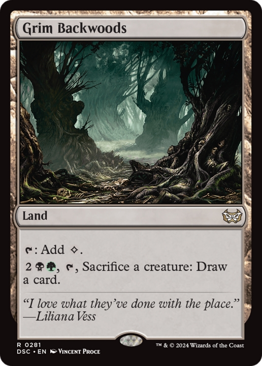 Grim Backwoods in the group Magic the Gathering / Types / Colors / Colorless at Proxyprinters.com (101365)