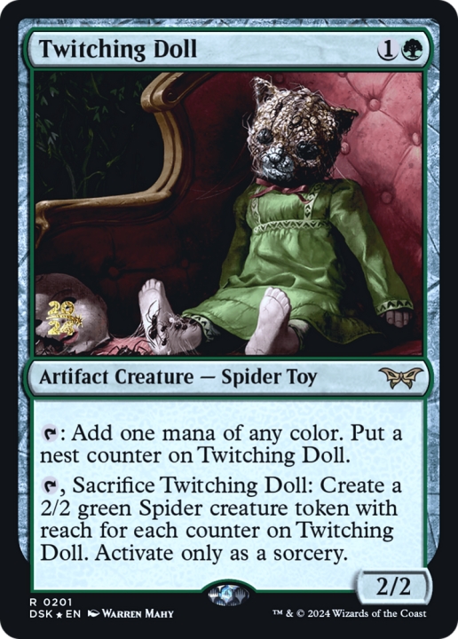 Twitching Doll in the group Magic the Gathering / Types / Colors / Green at Proxyprinters.com (101369)