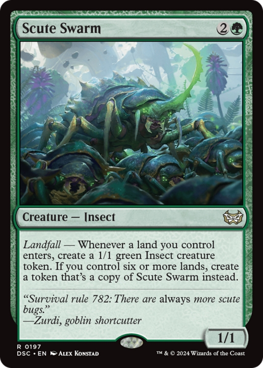 Scute Swarm in the group Magic the Gathering / Types / Colors / Green at Proxyprinters.com (101378)