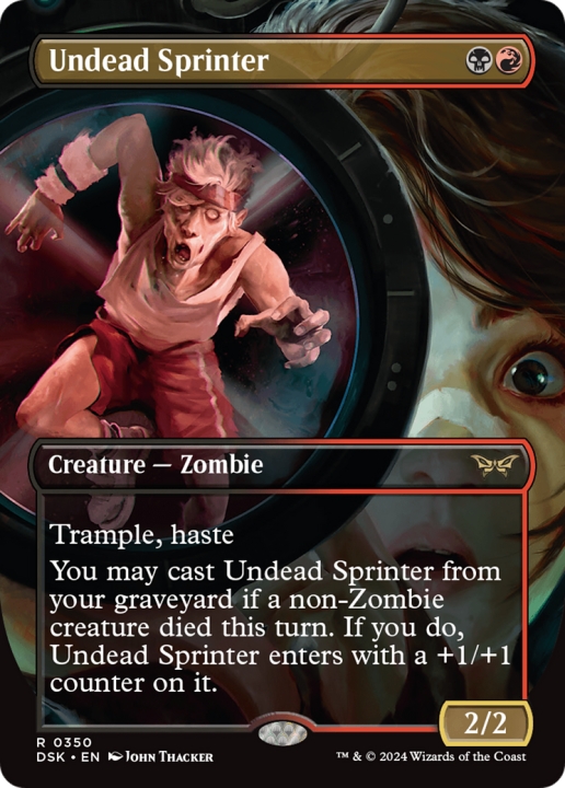 Undead Sprinter in the group Magic the Gathering / Sets / Duskmourn: House of Horror at Proxyprinters.com (101394)