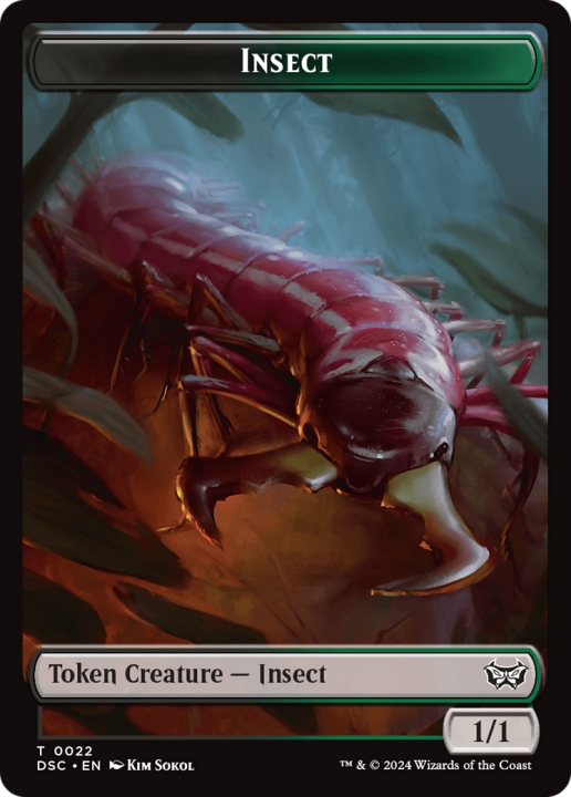 Insect in the group Magic the Gathering / Sets / Duskmourn Commander Tokens at Proxyprinters.com (101405)