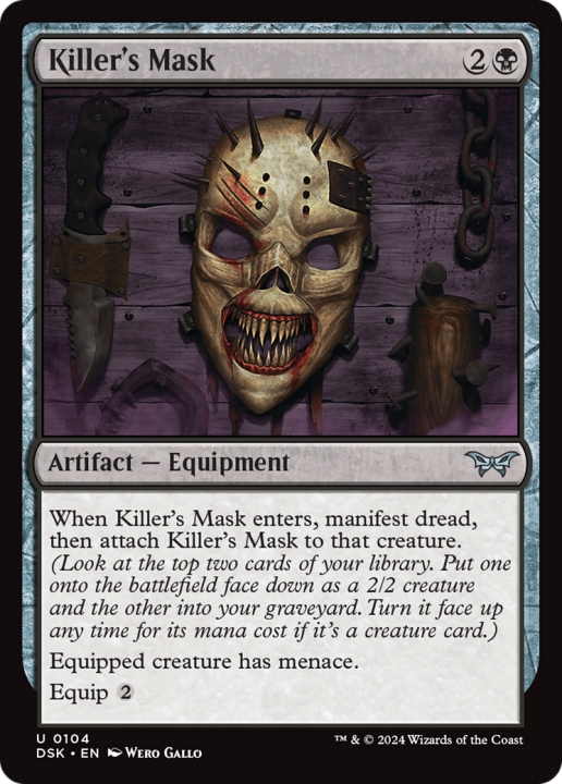 Killer's Mask in the group Advanced search at Proxyprinters.com (101409)