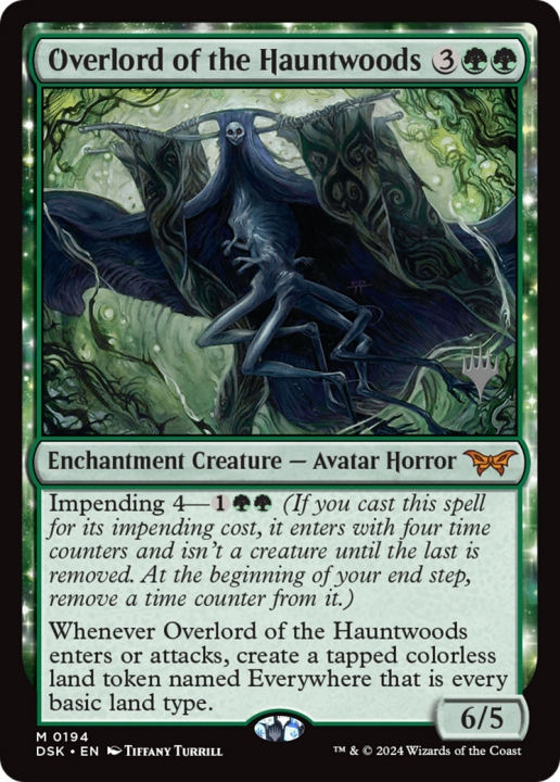 Overlord of the Hauntwoods in the group Magic the Gathering / Sets / Duskmourn: House of Horror Promos at Proxyprinters.com (101448)