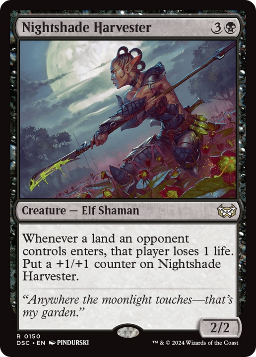 Nightshade Harvester in the group Magic the Gathering / Types / Colors / Black at Proxyprinters.com (101452)