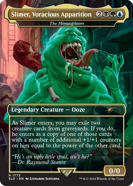 The Mimeoplasm as Slimer, Voracious Apparition in the group Magic the Gathering / Types / Colors / Colorless at Proxyprinters.com (101499)