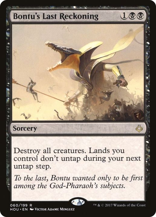 Bontu's Last Reckoning in the group Magic the Gathering / Sets / Hour of Devastation at Proxyprinters.com (10150)