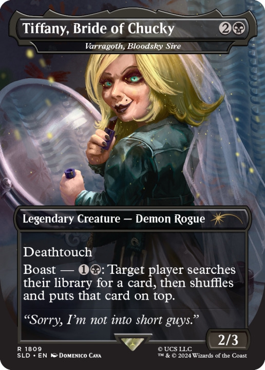 Varragoth, Bloodsky Sire as Tiffany, Bride of Chucky in the group Magic the Gathering / Singles at Proxyprinters.com (101507)