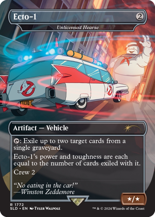 Unlicensed Hearse as Ecto-1 in the group Magic the Gathering / Types / Colors / Colorless at Proxyprinters.com (101514)