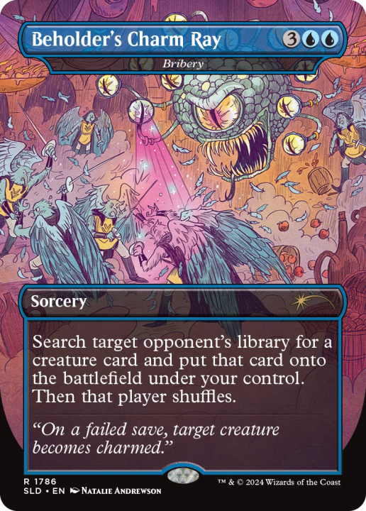 Bribery as Beholders Charm Ray in the group Magic the Gathering / Types / Colors / Colorless at Proxyprinters.com (101521)