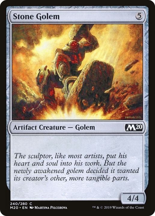 Stone Golem in the group Magic the Gathering / Types / Colors / Colorless at Proxyprinters.com (10154)