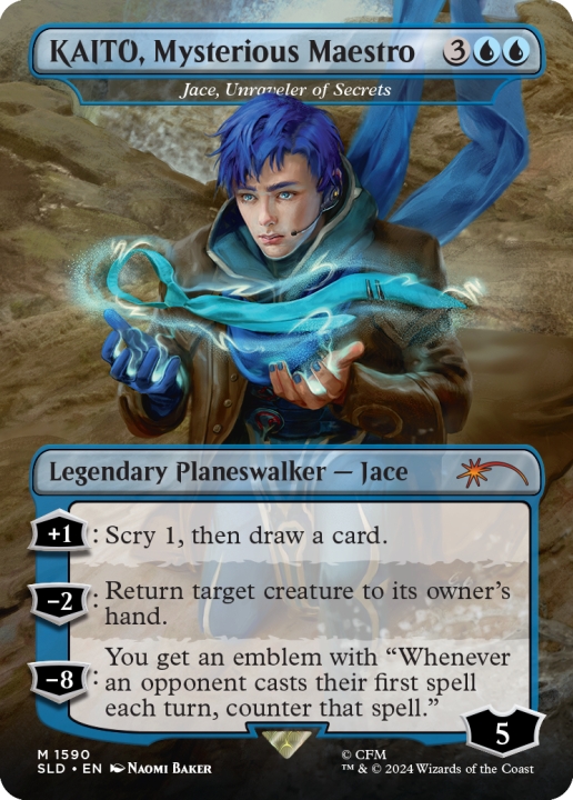 Jace, Unraveler of Secrets as KAITO Mysterious Maestro in the group Magic the Gathering / Types / Colors / Colorless at Proxyprinters.com (101550)