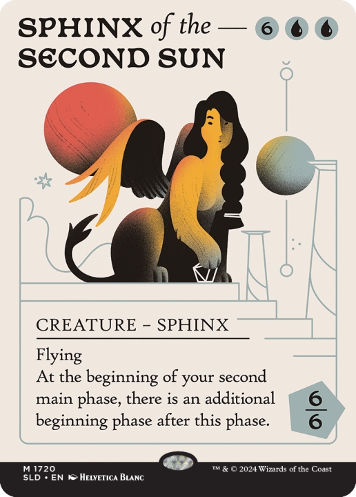 Sphinx of the Second Sun in the group Magic the Gathering / Types / Colors / Colorless at Proxyprinters.com (101566)